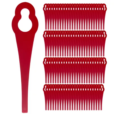 Produktbild von Ersatzklinge kompatibel mit Einhell GE-CT 18 Li GE-CT 18/24 Li – Kunststoffklinge für Trimmer [100er-Pack] Phonillico®