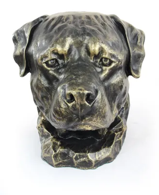 Obrázek produktu pro Rotvajler - urna na psí popel, busta psa, velká psí hlava na zahradu od Art-Dog
