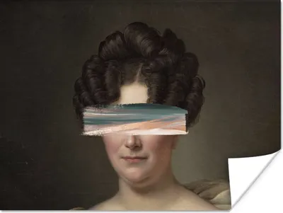 Produktbild von MuchoWow® Poster Johanna Henriëtte Engelen - Dubois Drahonet - Pastell 120x90 cm - Wandbild