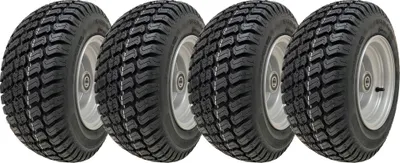 Produktbild von 16x6.50-8 Rasenreifen auf kugelgelagerten Felgen Rasenmäher Quad ATV (4er Set)