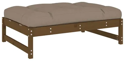 Produktbild von vidaXL Gartenhocker Honigbraun 120x80 cm Massivholz Kiefer