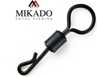 Immagine prodotto di 10 x MIKADO QUICK CHANGE SWIVEL Girella Big Eye Girella per carpe #8