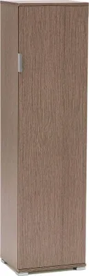 Immagine prodotto di Milani Home - armadietto 1 anta 40 x 33 x 151 cm, rovere grigio, truciolare bilaminato, Italy