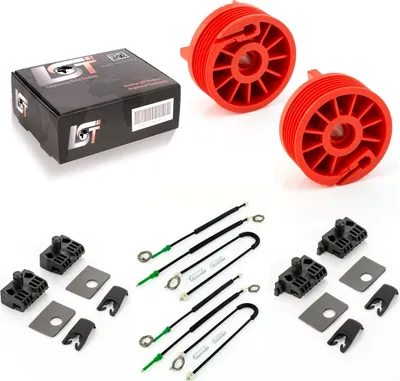 Produktbild von 2X Fensterheber Reparatursatz Set Vorne L + R 4/5-Türig Für Renault Clio 3 Iii