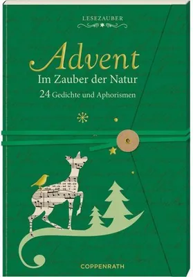Produktbild von Brief-Adventskalenderbuch - Advent im Zauber der Natur