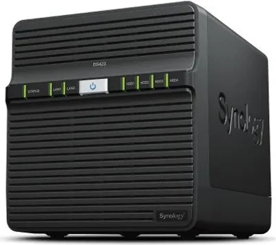 Produktbild von Synology DiskStation DS423, NAS, Realtek, RTD1619B, 2 GB, DDR4, 0 TB