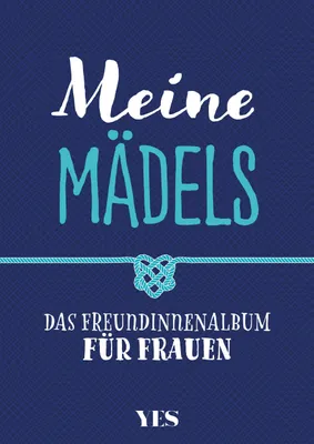 Produktbild von Meine Mädels Freundebuch zum Ausfüllen für bis zu 13 Freundinnen – Interaktives Erinnerungsbuch
