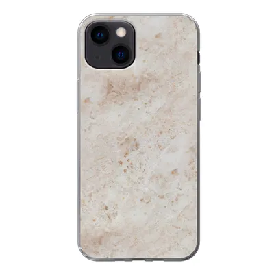 Produktbild von MuchoWow® Handyhülle Schutzhülle Hülle für iPhone 13 mini Marmor - Muster - Braun Silikon Softcase Handy Hülle - Softcase
