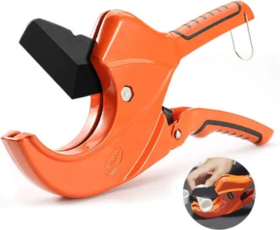 Produktbild von Rohrschneider aus Kunststoff, Ratschen-PVC-Rohrschneider, zum Schneiden von PEX, PVC, PPR-Außendurchmesser-Kunststoffrohren, geeignet für Haushalt und Wartungsarbeiter