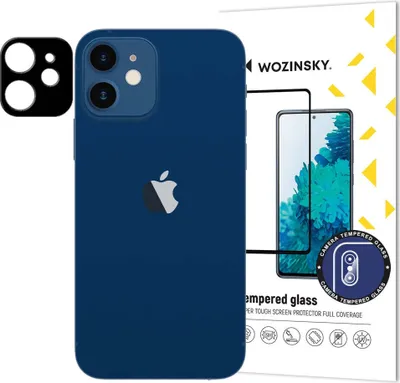 Zdjęcie produktu dla Wozinsky Full Camera Glass Szkło Hartowane 9H Na Cały Aparat Kamerę Iphone 12 Mini