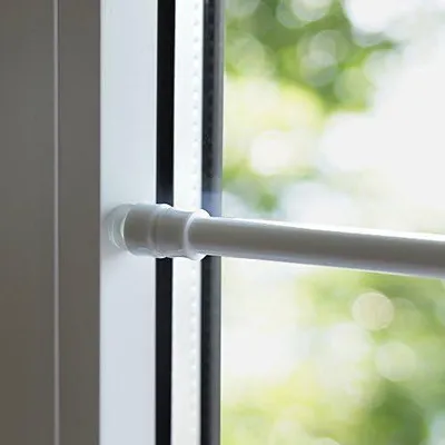 Produktbild von Klemmfix Klemmstange Flex 40-60 cm ausdrehbar für Tür Fenster Gardinenstange ohne Bohren weiß