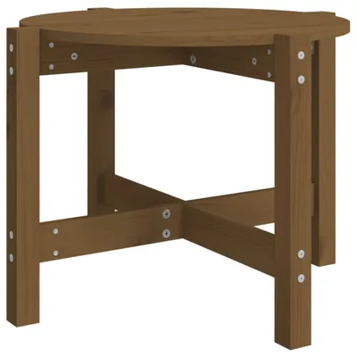Produktbild von "im Sonderangebot"Satztische/Couchtisch elegantes Design - Wohnzimmertisch - Honigbraun Ø 62,5x45cm Massivholz Kiefer - Couchtische DEMöbel878505