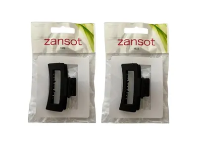 Productafbeelding van Zansot haarspelden, 6 cm, mat zwart, 2 stuks