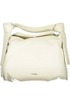 Produktbild von Elegante Beigefarbene Damenhandtasche aus Recyceltem Polyester