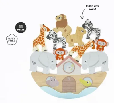 Imagen del producto de Le Toy Van, Arca de Noé para equilibrar, a partir de 1 año, madera, multicolor