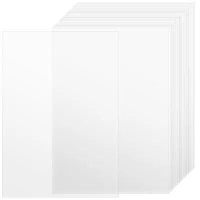 24 A4 durchsichtige Plastik-Schablonenfolien, 297x210 mm, blanko