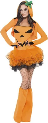 Produktbild von Kürbis Tutu Kleid - Karneval Faschingskostüm Damen Größe: M