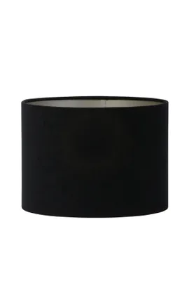 Immagine prodotto di Light & Living - Paralume cilindro velours - Nero - Ø30x21cm - Paralume in tessuto per E27