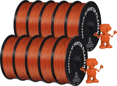 Zdjęcie produktu dla Filament PLA do drukarek 3D, trwały i przyjazny dla środowiska, kompatybilny z drukarkami FDM, brązowy