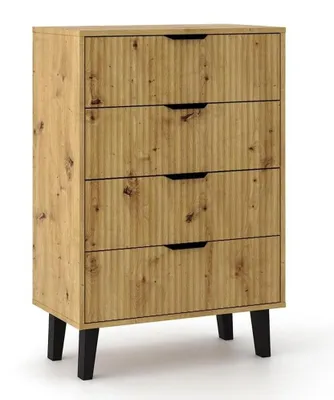 Produktbild von Komoda Scandi 4S SLIM DĄB ARTISAN