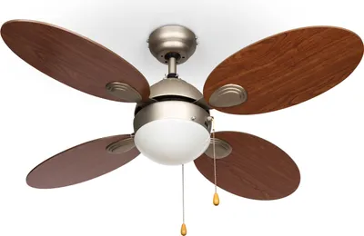 Produktbild von Klarstein Figo ventilátor a stropné svietidlo 2v1, 107 cm, 7.480 m³/h, sv. hnedá