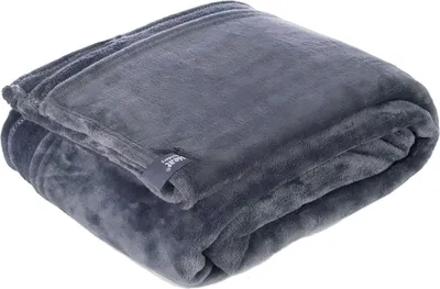 Produktbild von Heat Holders® Thermal Fleece Decke / Wurfdecke, 180 x 200 cm, Antique Silver (Silbergrau) / Kuscheldecke
