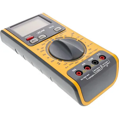 Produktbild von InLine® Multimeter 3-in-1, mit RJ45 / RJ11 Kabeltester und Batterietester