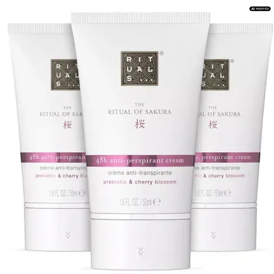 Produktbild von Rituals The Ritual of Sakura Antitranspirant Creme 3er Set