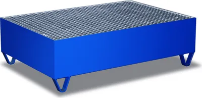 Produktbild von Variofit Auffangwanne mit Gitterrost für 2 Fässer a 200 l aw-800.000