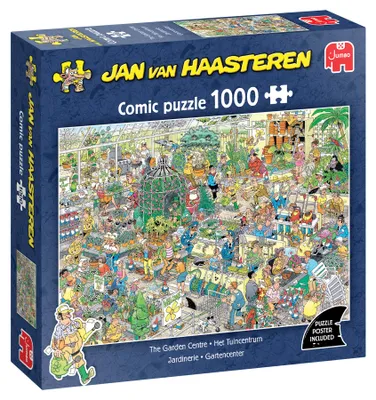 Produktbild von Jan van Haasteren - Gartencenter - 1000 Teile, 1000 Stück(e), Landschaft, 15 Jahr(e)