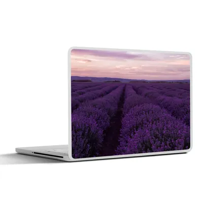 Produktbild von MuchoWow® Laptop Aufkleber Sticker Cover Lavendel - Lila - Blumen - Natur 36.5x27.5 cm - Laptop-Sticker