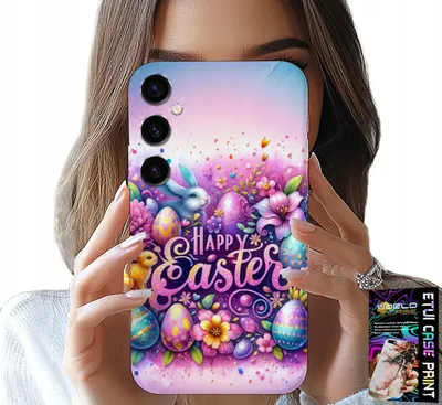 Produktbild von Etui Do Samsung Galaxy S25 Fe - Wesołego Jajka, Wielkanoc, Pisanki Jajka