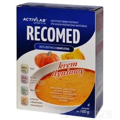 Produktbild von RecoMed, Krem Dyniowy, proszek, 4 saszetki