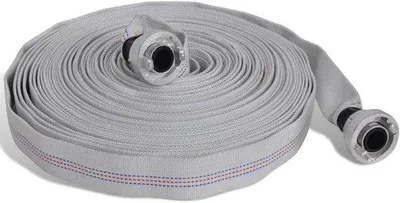Imagen del producto de Manguera de jardín - Transporte de agua - Resistente a la intemperie - 30 metros - Gris