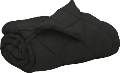 Zdjęcie produktu dla vidaXL Kołdra całoroczna czarna 200 x 200 cm z mikrofibry