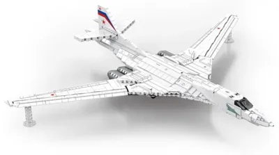 Obrázok produktu pre Stavebnice lietadiel Tupolev bombardér TU-160 Bricks Reobrix 33036 1598 dielov