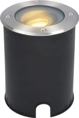 Produktbild von hoftronic LED Bodeneinbaustrahler GU10 4W 345lm 2700K IP67 Dimmbar Schwenkbar Edelstahl