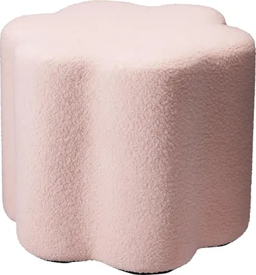Produktbild von Pouf Blume YORE, Bouclé, 34 x 34 x 29 cm