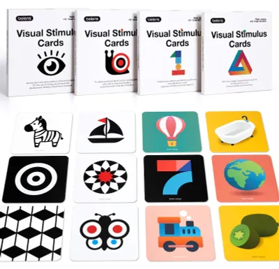 Productafbeelding van 80 Baby Flashcards voor Visuele Stimulatie en Leren