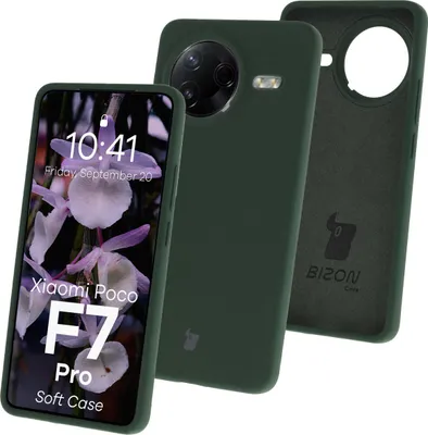 Produktbild von Bizon Soft Case Xiaomi POCO F7 Pro dunkelgrün