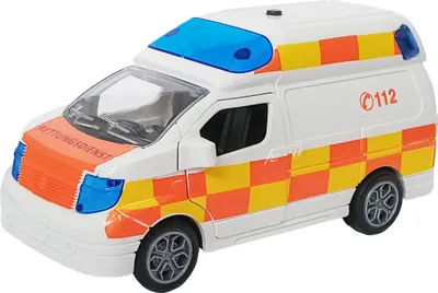 Produktbild von Krankenwagen mit Licht und Sound, 16 x 13,5 x 8,5c