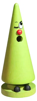 Produktbild von Crottendorfer Räucherfigur Mini Ziegenbein Wilma Waldmoos - Größe ca. 9cm, für Räucherkerzen Größe S (Klein) - 2068