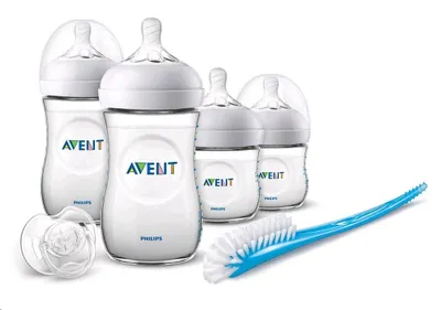 Immagine prodotto di Set iniziale AVENT Natural - 4 x biberon, spazzolino, succhietto