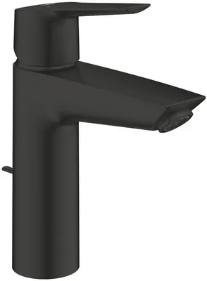 Produktbild von Grohe QuickFix Start - Waschtischarmatur, mit Ablauf, schwarz matt
