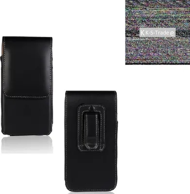 Produktbild von K-S-Trade Gürteltasche kompatibel mit Nokia 7.1  Schutz-Hülle Handy-Hülle mit Magnetverschluss  Holster in schwarz