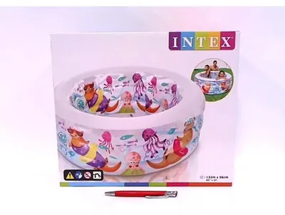 Zdjęcie produktu dla Intex 58480, Basen nadmuchiwany, 360 l, Okrągły, 6 lat(a), Winyl, Wielobarwny