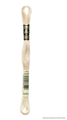 Produktbild von DMC Stickgarn Mouline Special 117MC -ECRU, 6-fädig, 8m