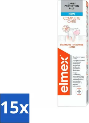 Obrázek produktu pro Elmex - Zubní pasta - Ochrana proti zubnímu kazu Plus - Kompletní péče - 75 ml - Cenově výhodné balení - 15 kusů