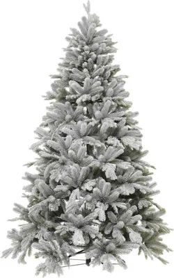 Produktbild von VIVANNO Weihnachtsbaum Polyethylen NORDMANN SNOW 150 Rund, Weiß naturgetreu - 112x150 cm
