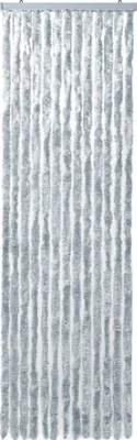 Produktbild von Insektenschutz-Vorhang Weiß und Grau 56x200 cm Chenille